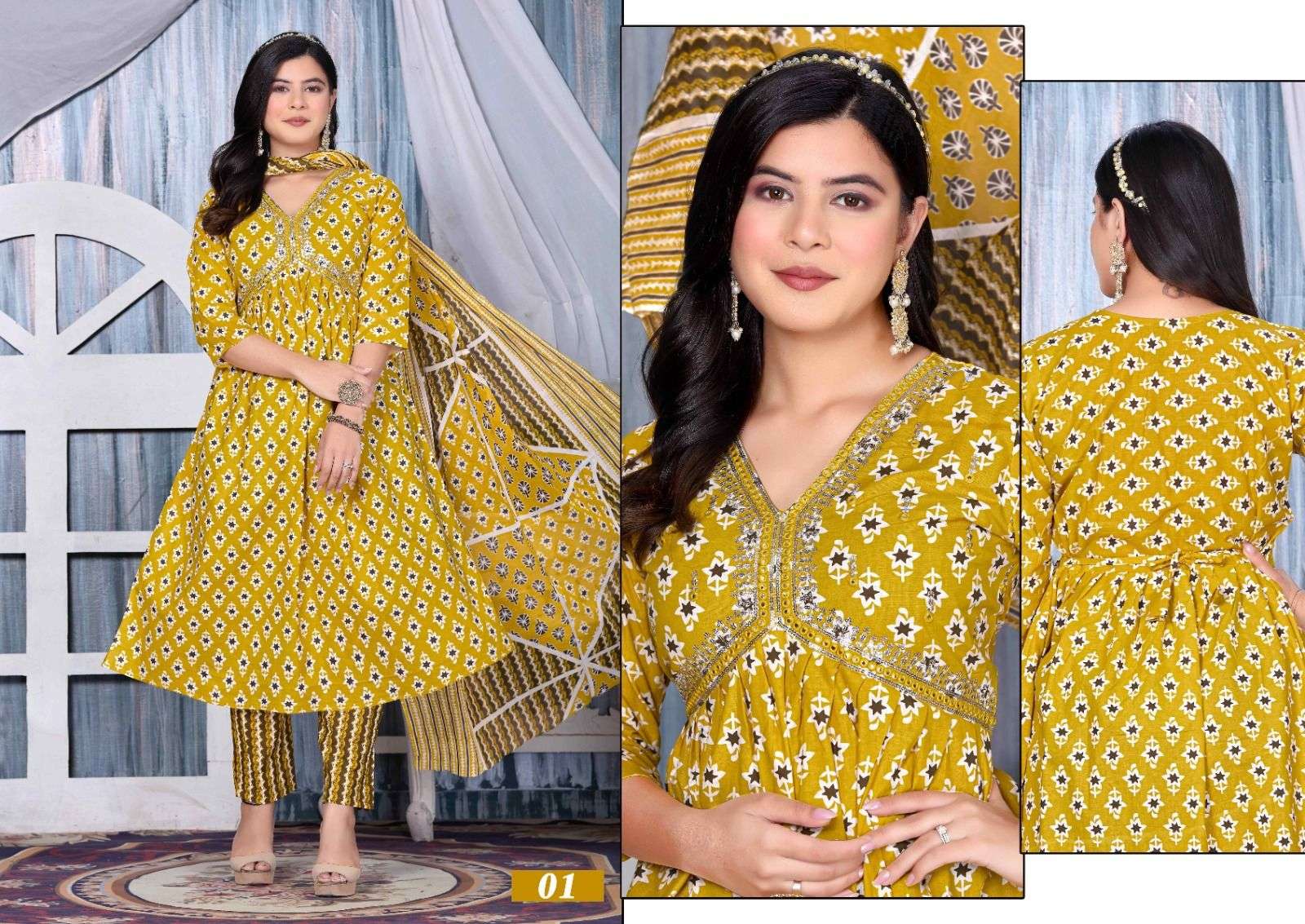 Golden So Stunning Kurti Wholesale catalog