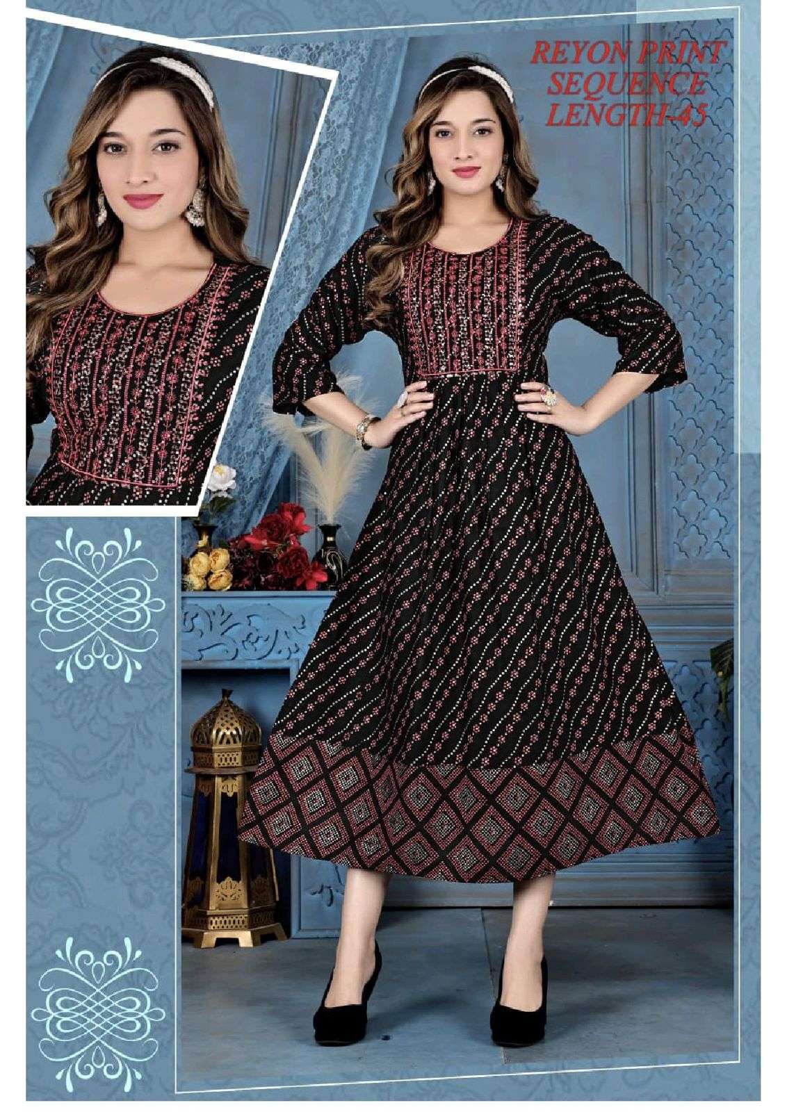 GOLDEN ZARIN Kurti Wholesale catalog