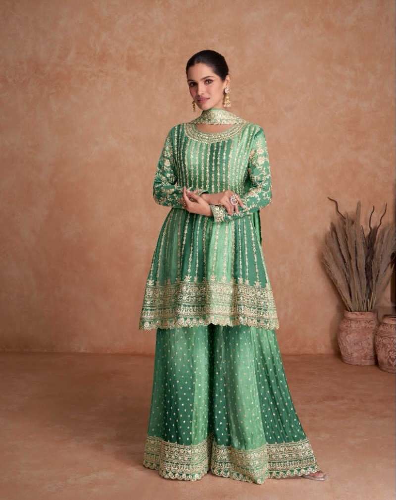 Gulkayra Vaani Vol 2 Real Chinnon Embroidered Salwar Suits Wholesale catalog