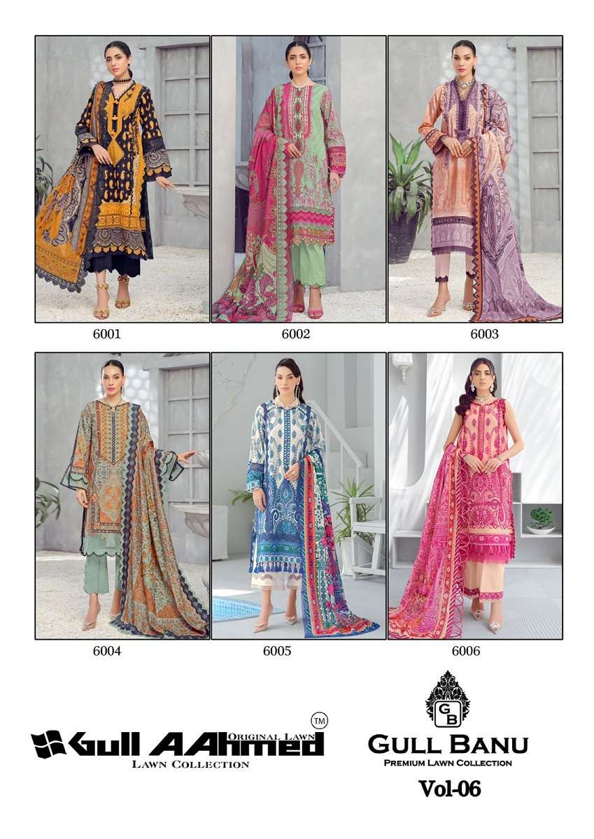 Gull Banu Vol-6 -Dress Material -Wholesale Catalog