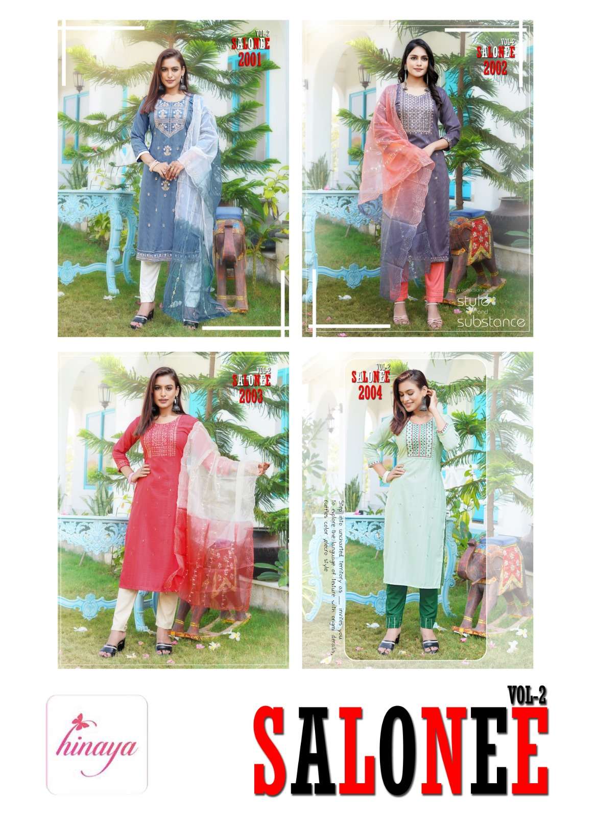 HINAYA SALONEE  VOL-2 Kurti Wholesale catalog