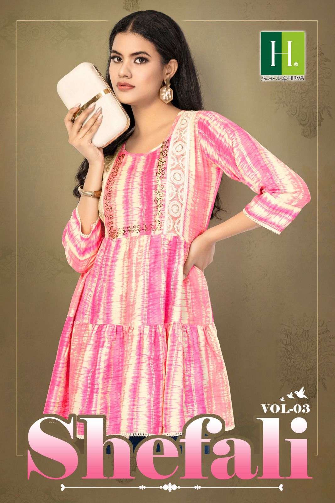 HIRWA SHEFALI-3 Kurti Wholesale catalog