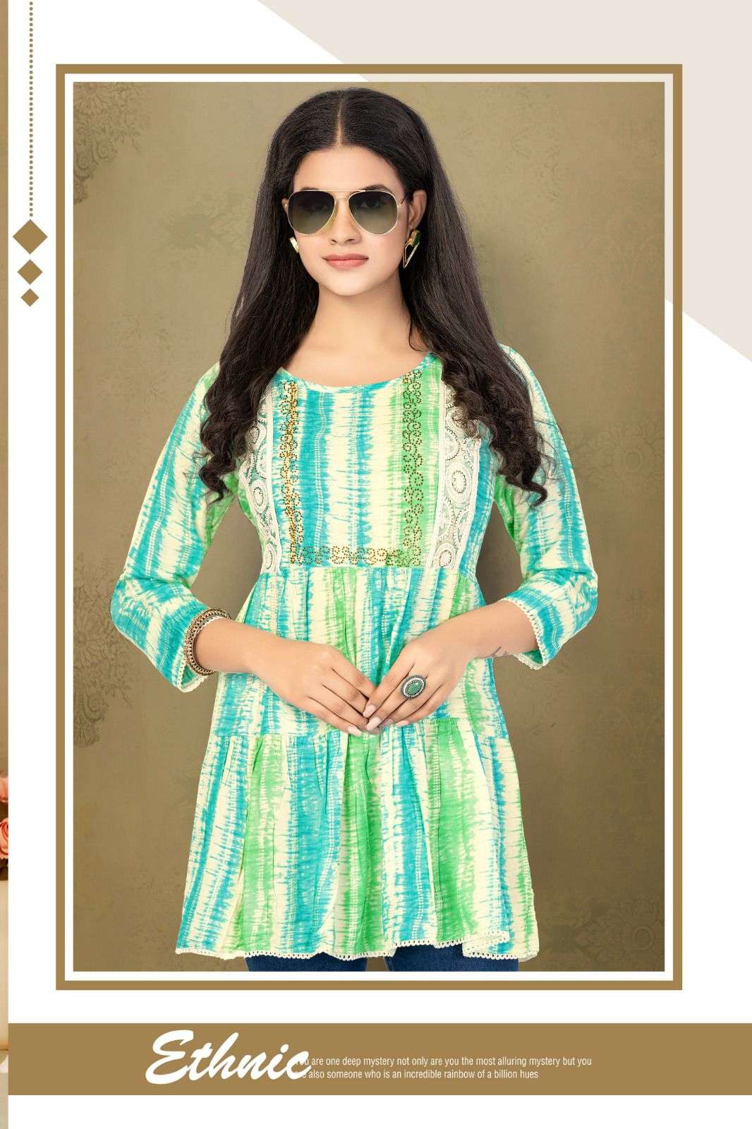 HIRWA SHEFALI-3 Kurti Wholesale catalog