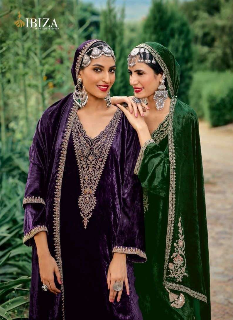 Ibiza Pherans Vol 2 Pashmina Dress Material Wholesale catalog