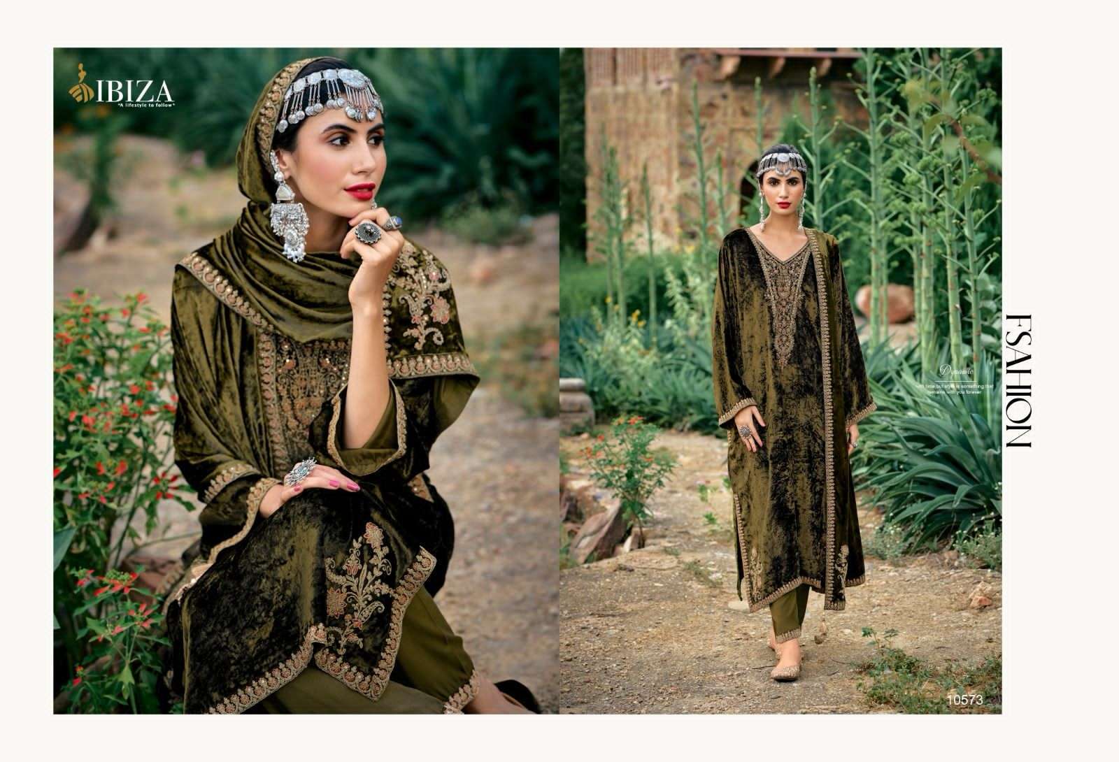 Ibiza Pherans Vol 2 Pashmina Dress Material Wholesale catalog