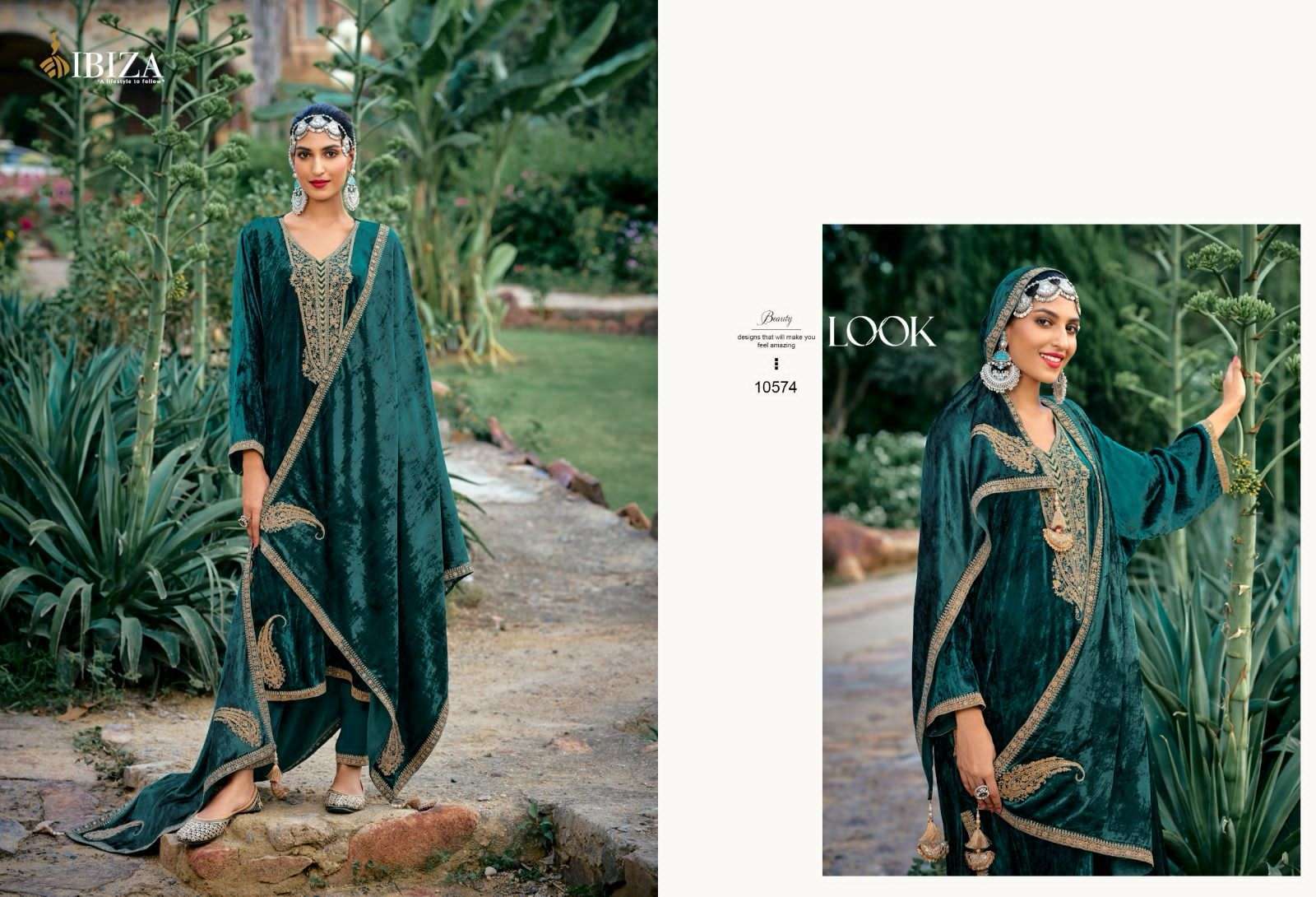Ibiza Pherans Vol 2 Pashmina Dress Material Wholesale catalog