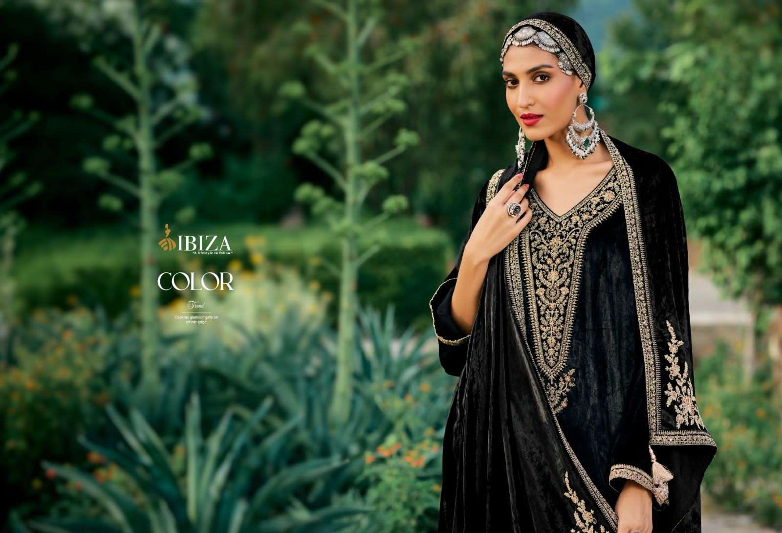 Ibiza Pherans Vol 2 Pashmina Dress Material Wholesale catalog