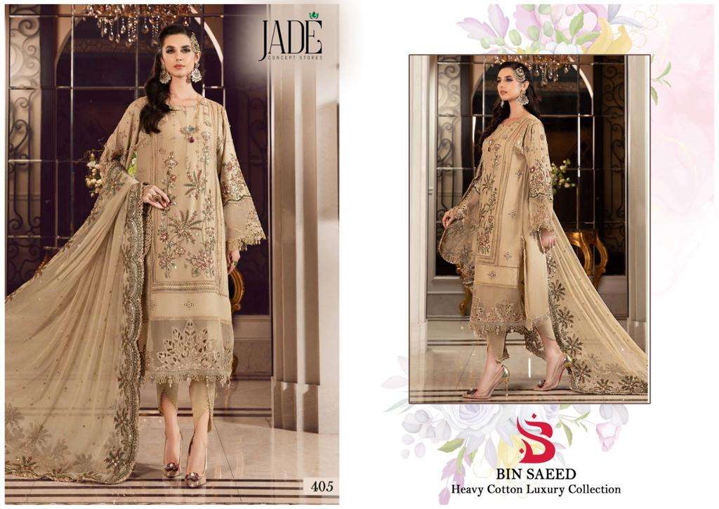 Jade Bin Saeed Vol-4 -Dress Material -Wholesale Catalog