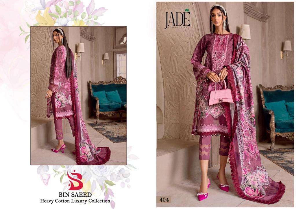 Jade Bin Saeed Vol-4 -Dress Material -Wholesale Catalog