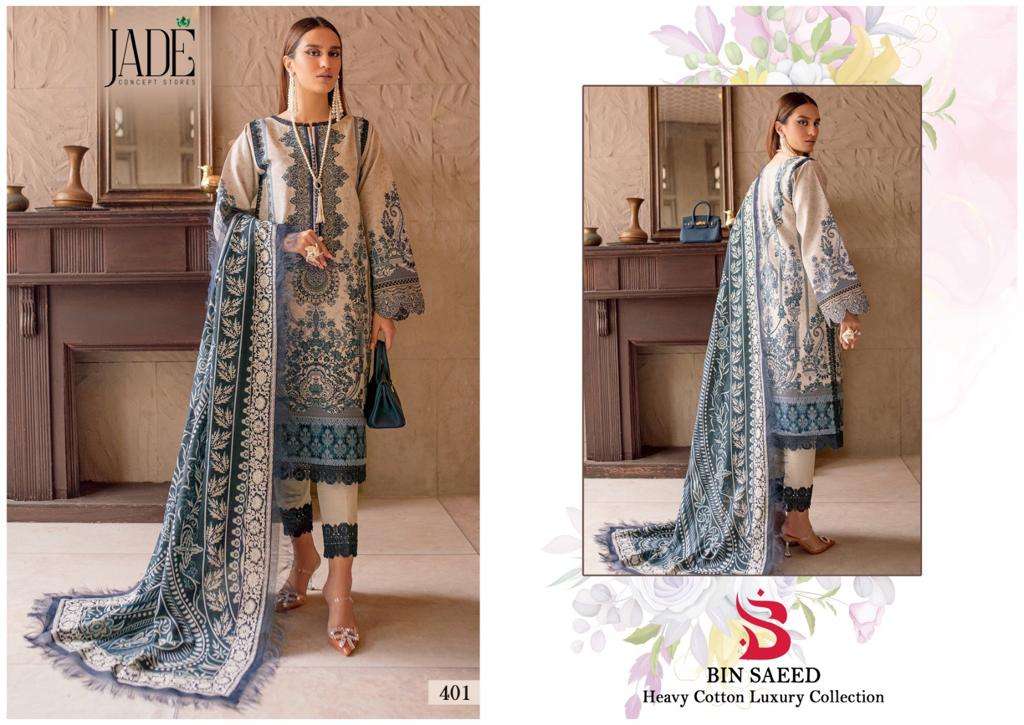 Jade Bin Saeed Vol-4 -Dress Material -Wholesale Catalog