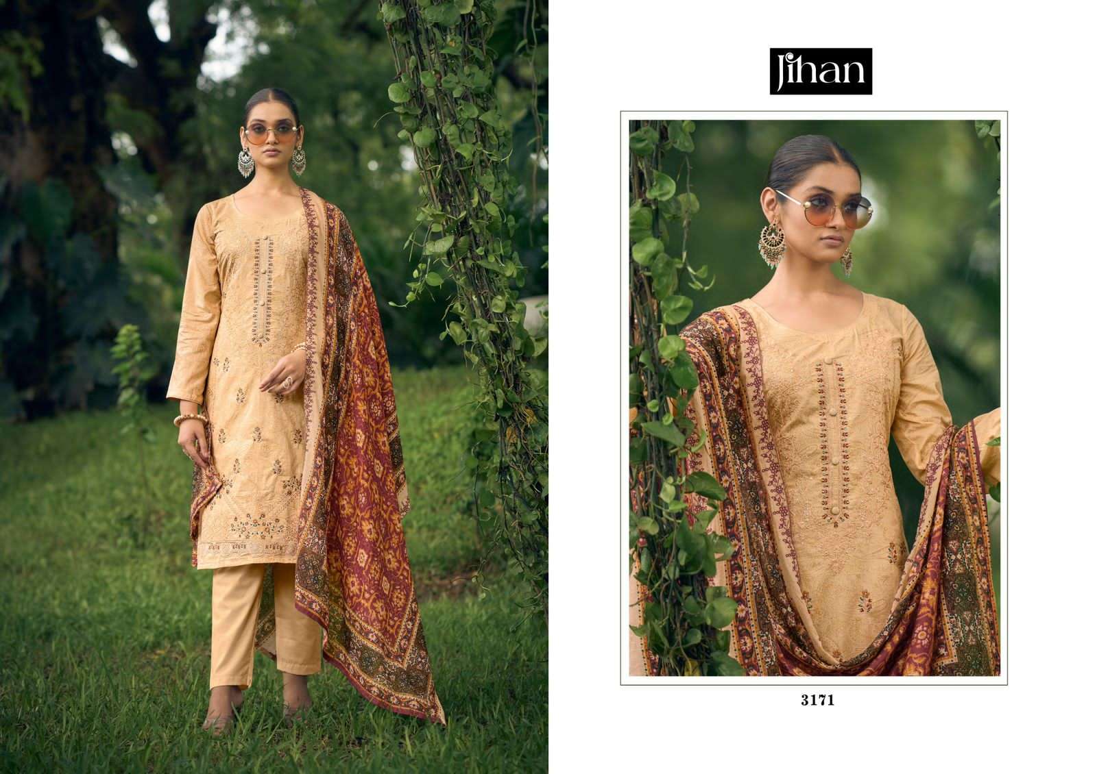 Jihan Bin Saeed Vol 7 Pakistani Suits Wholesale catalog