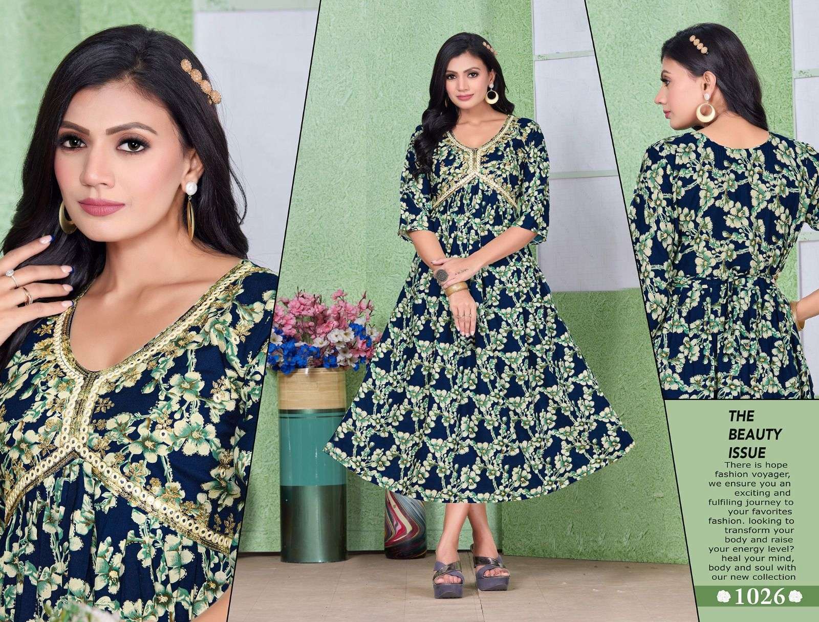 Jlf Bloomie Kurti Wholesale catalog