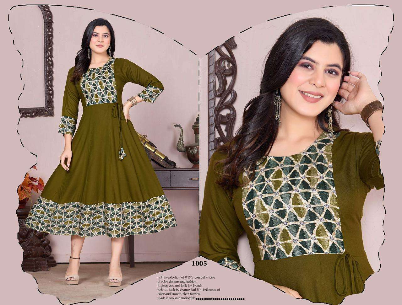 JLF GET GLOSSY V1 Kurti Wholesale catalog