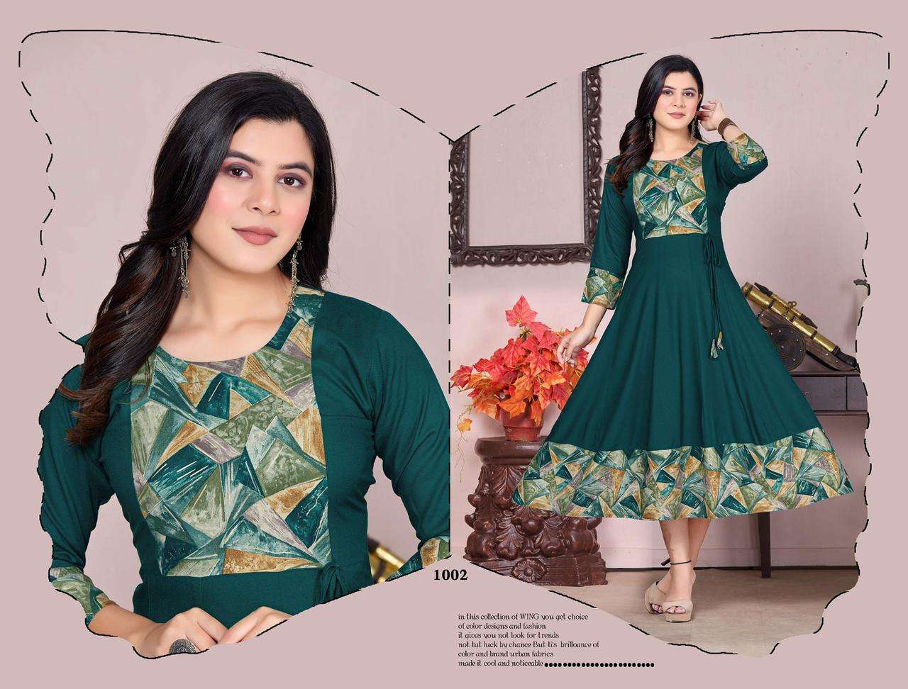 JLF GET GLOSSY V1 Kurti Wholesale catalog