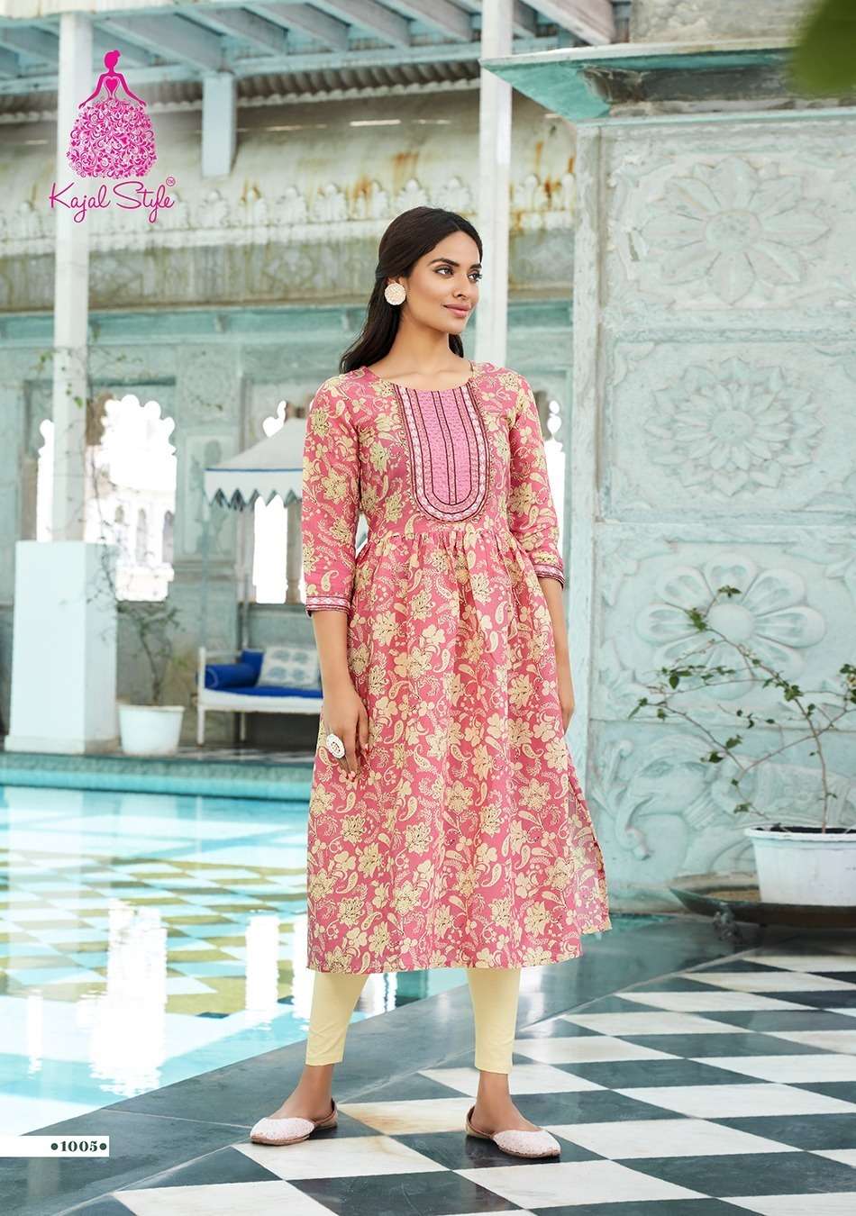 Kajal Style Kesariya Vol 1 Kurti Wholesale catalog