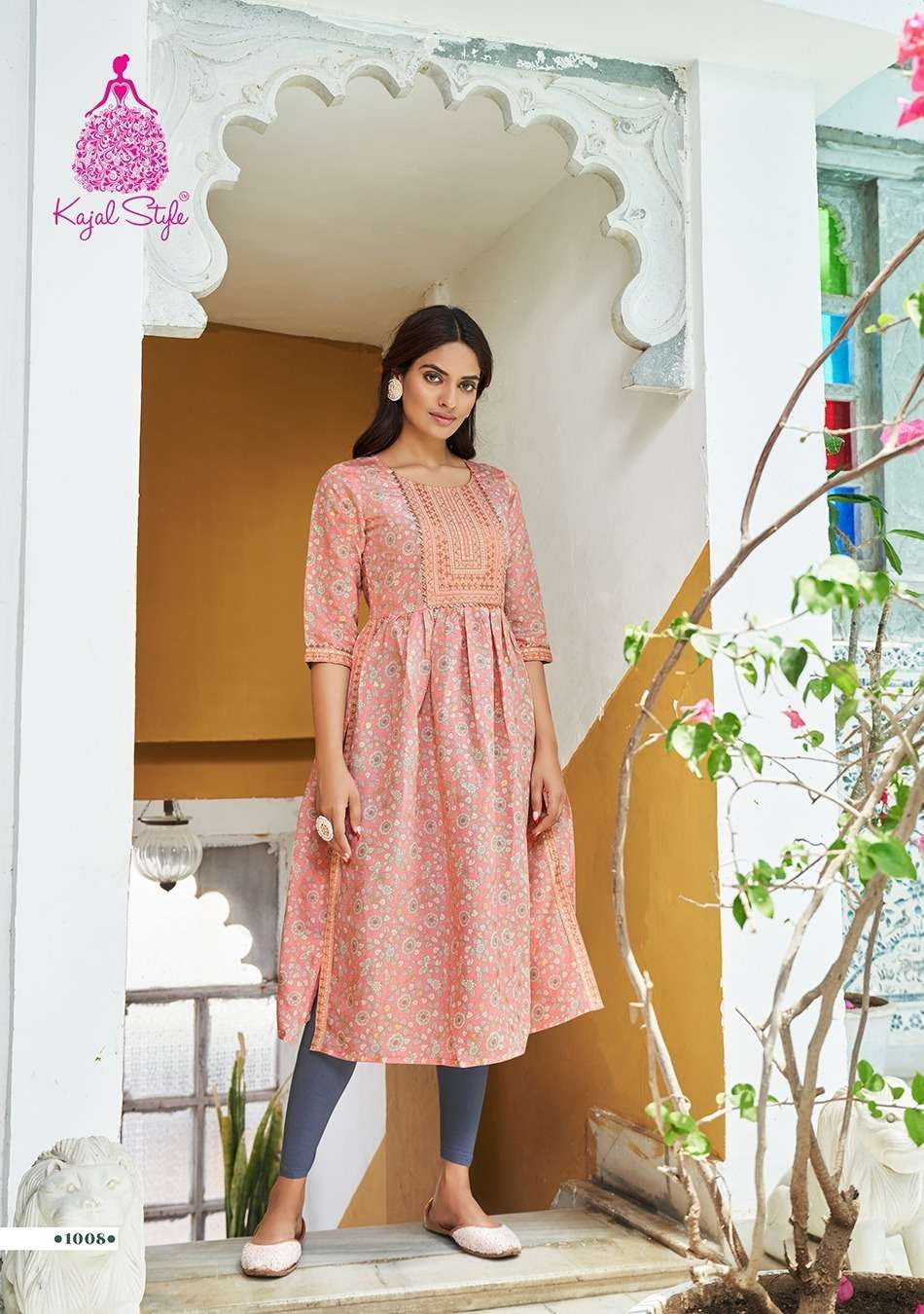 Kajal Style Kesariya Vol 1 Kurti Wholesale catalog