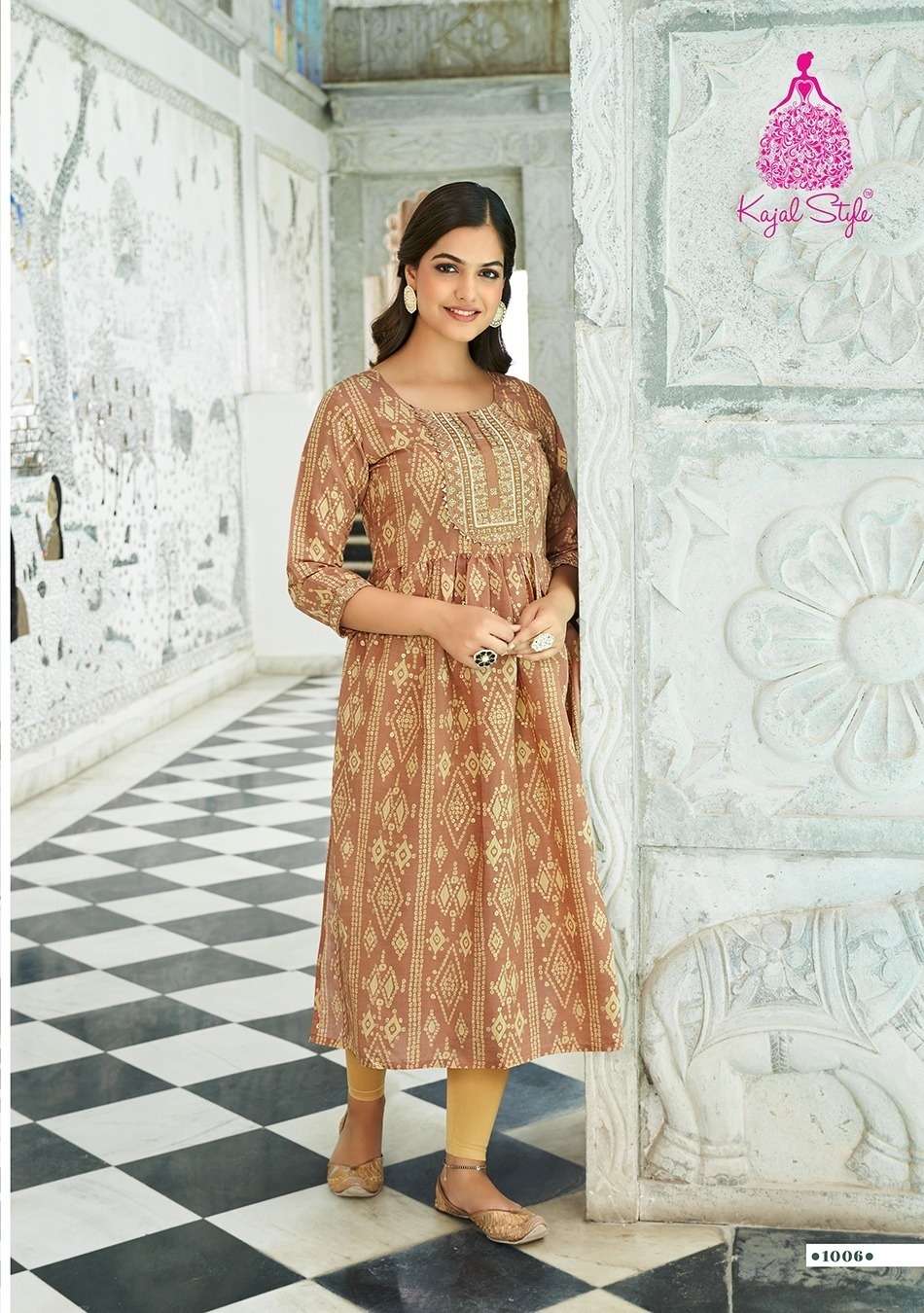 Kajal Style Kesariya Vol 1 Kurti Wholesale catalog