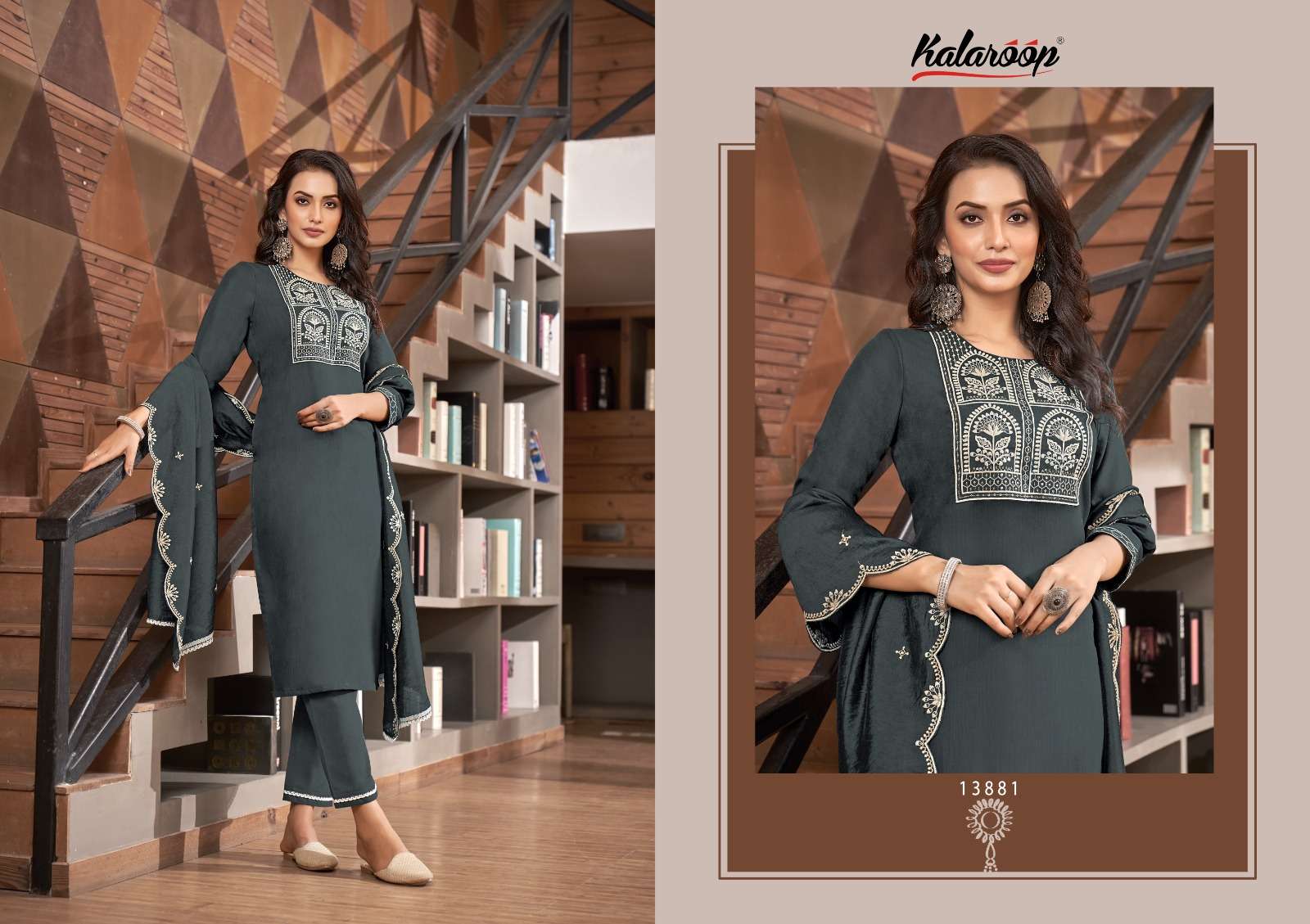 Kalaroop Blossom Kurti Wholesale catalog