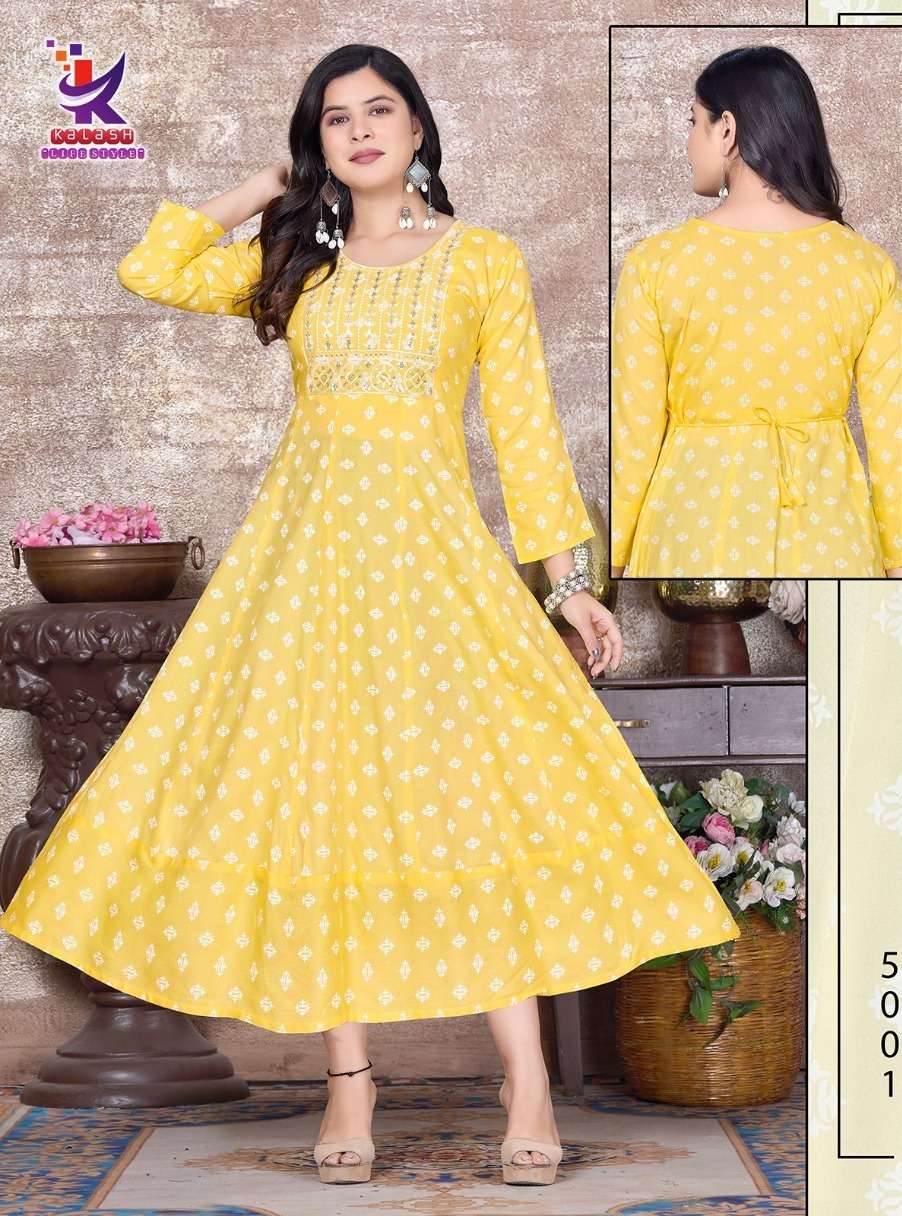 Kalash CLAVEL Kurti Wholesale catalog