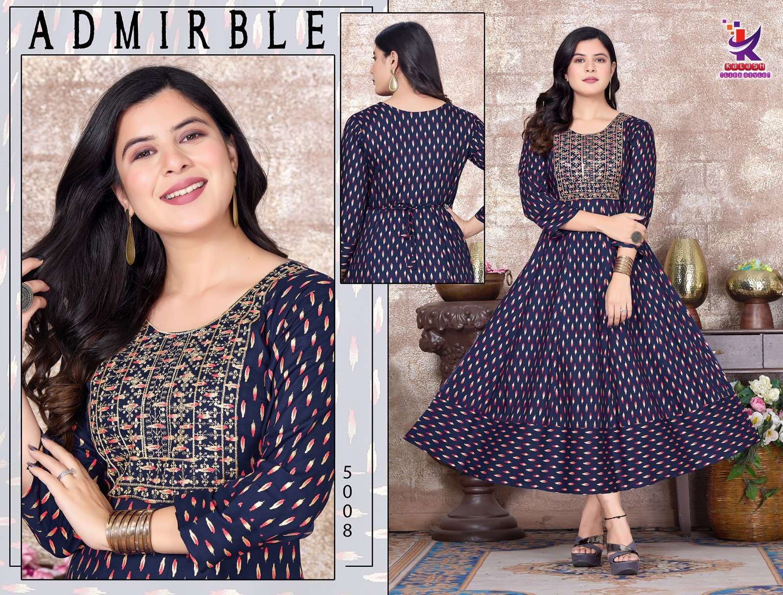 Kalash CLAVEL Kurti Wholesale catalog