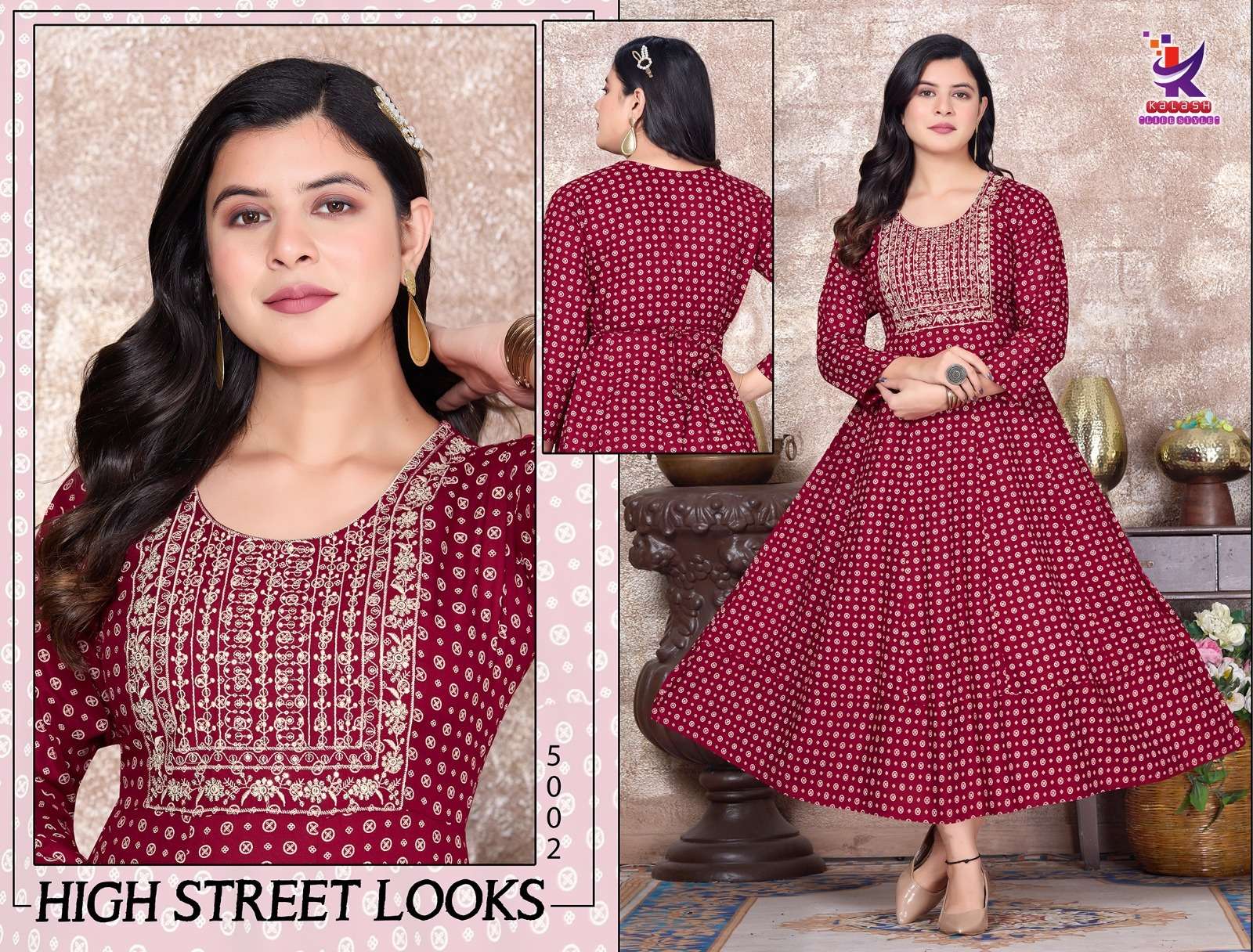 Kalash CLAVEL Kurti Wholesale catalog