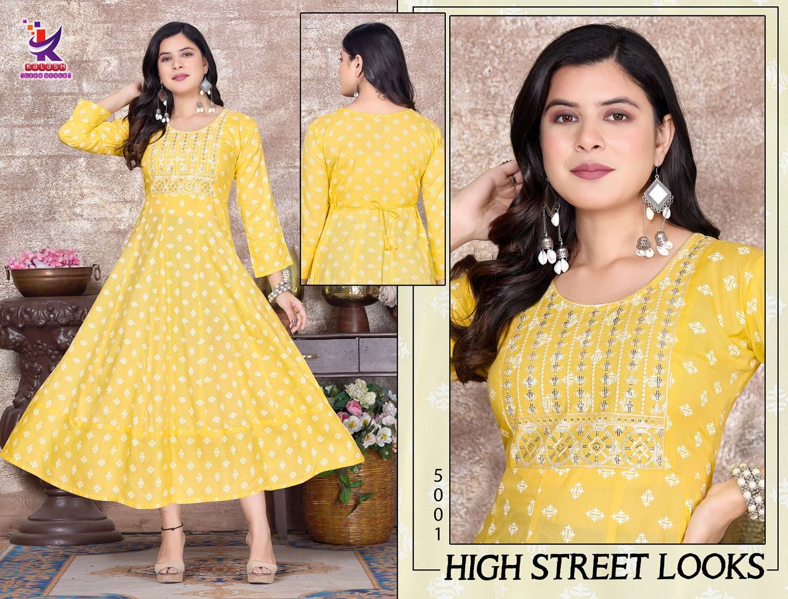 Kalash CLAVEL Kurti Wholesale catalog