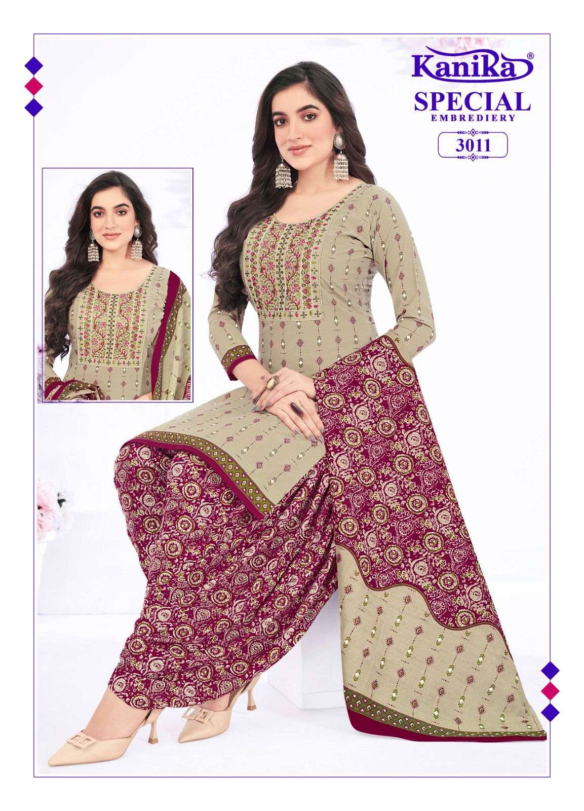 KANIKA SPECIAL vol 3 Dress Materials Wholesale catalog