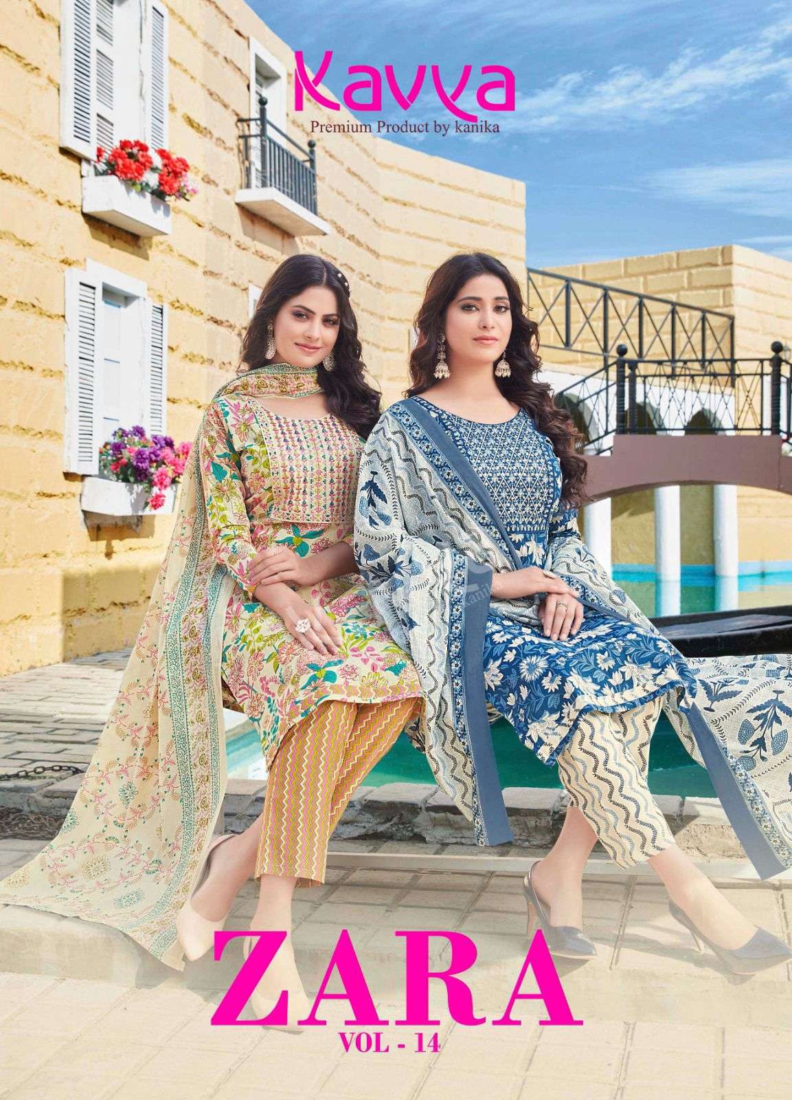 KAVYA ZARA VOL 14 Kurti Wholesale catalog