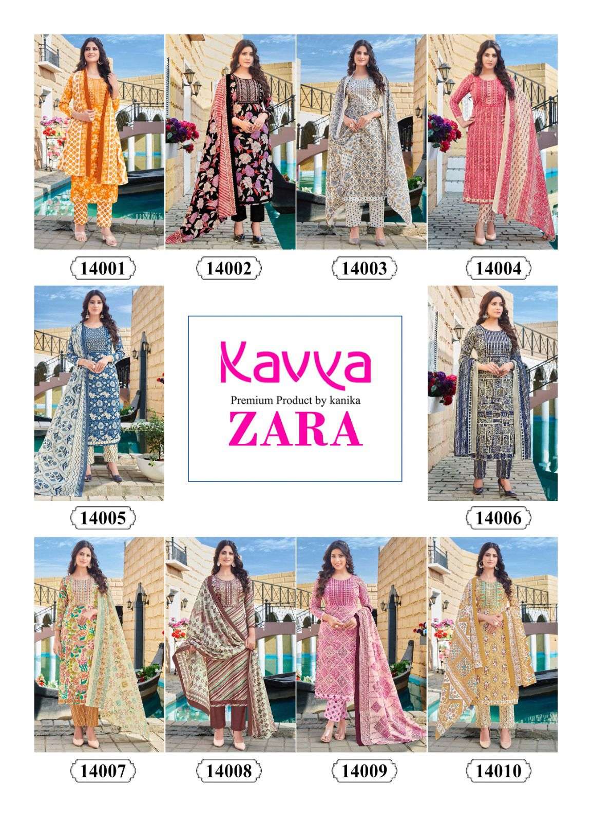 KAVYA ZARA VOL 14 Kurti Wholesale catalog