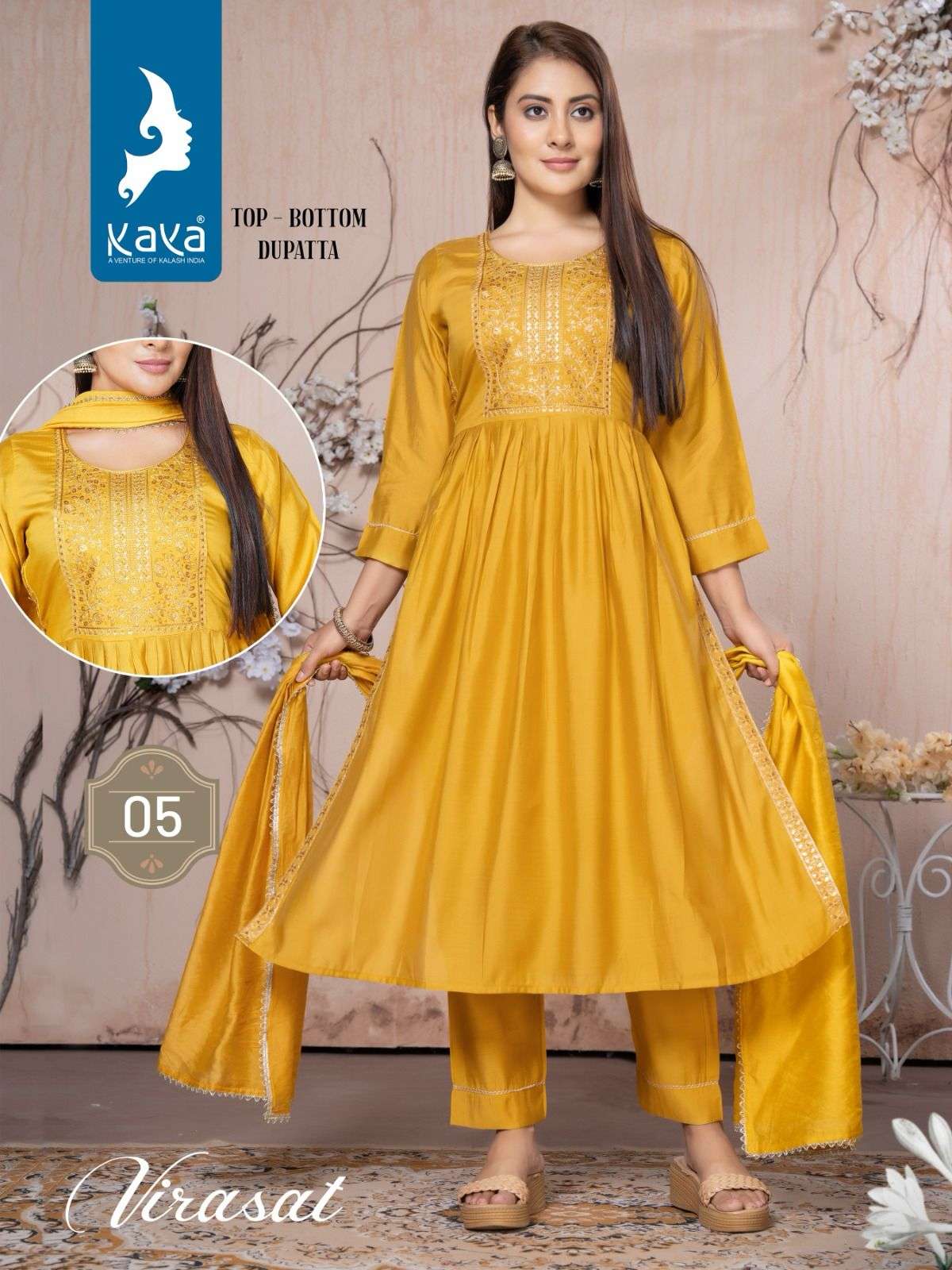 KAYA VIRASAT Kurti Wholesale catalog