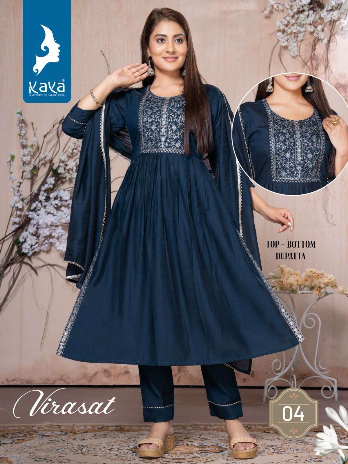 KAYA VIRASAT Kurti Wholesale catalog