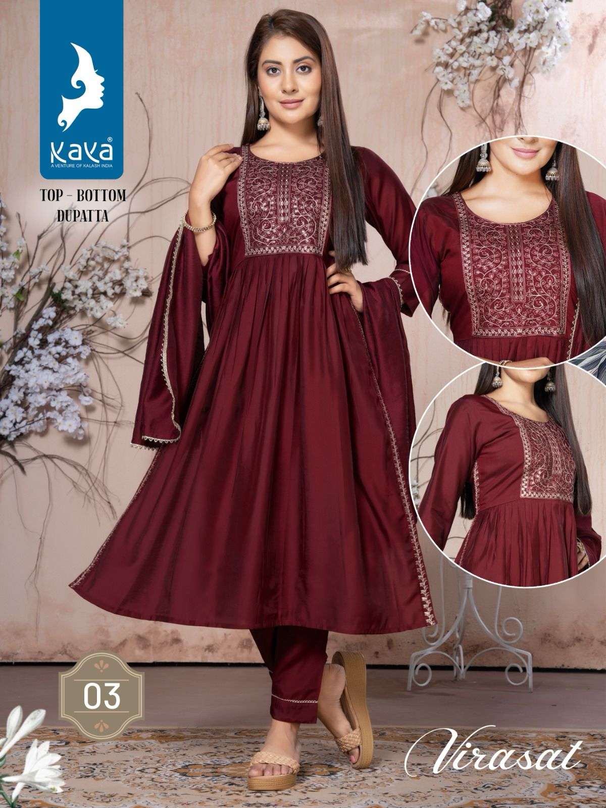 KAYA VIRASAT Kurti Wholesale catalog