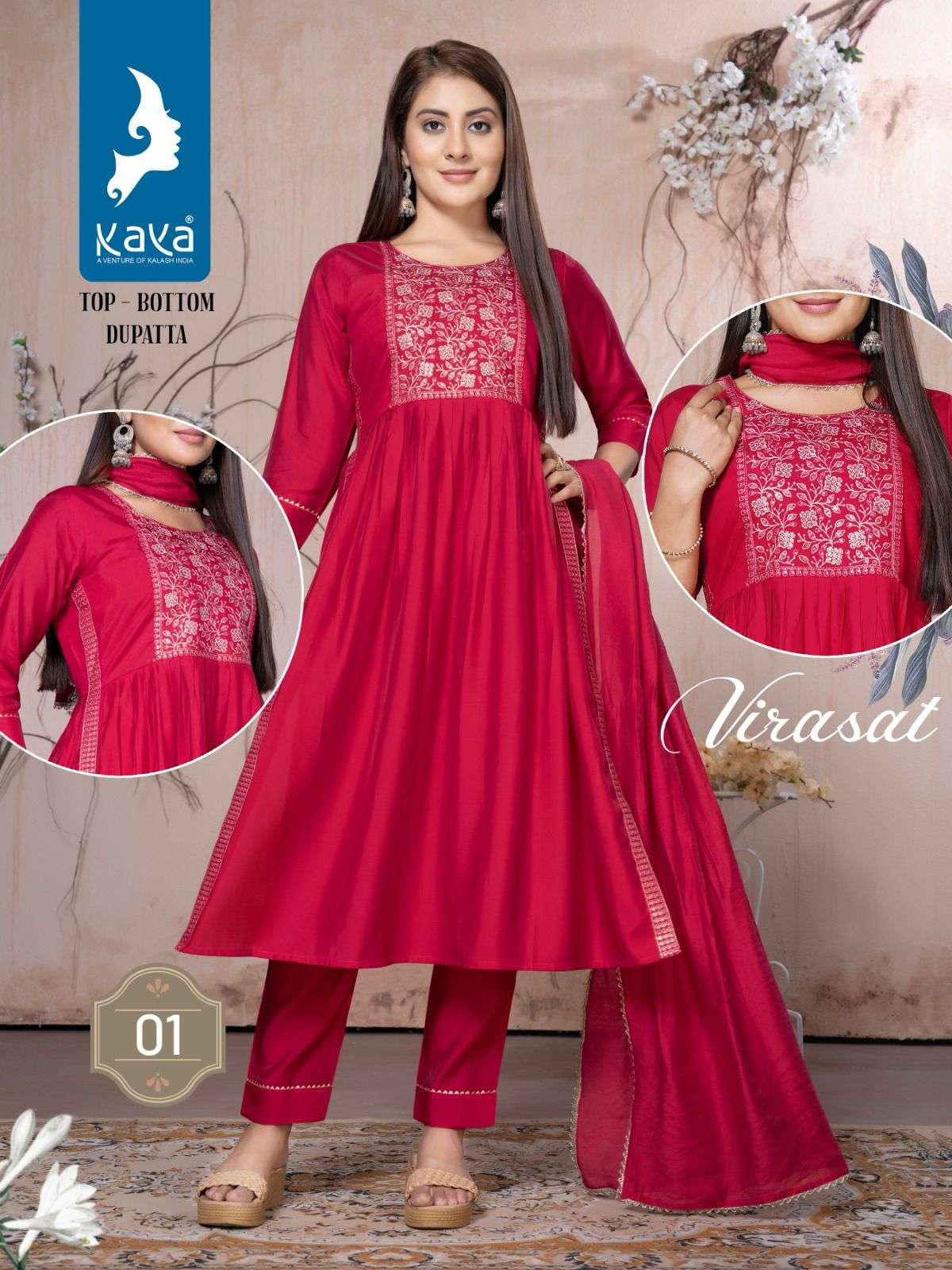 KAYA VIRASAT Kurti Wholesale catalog