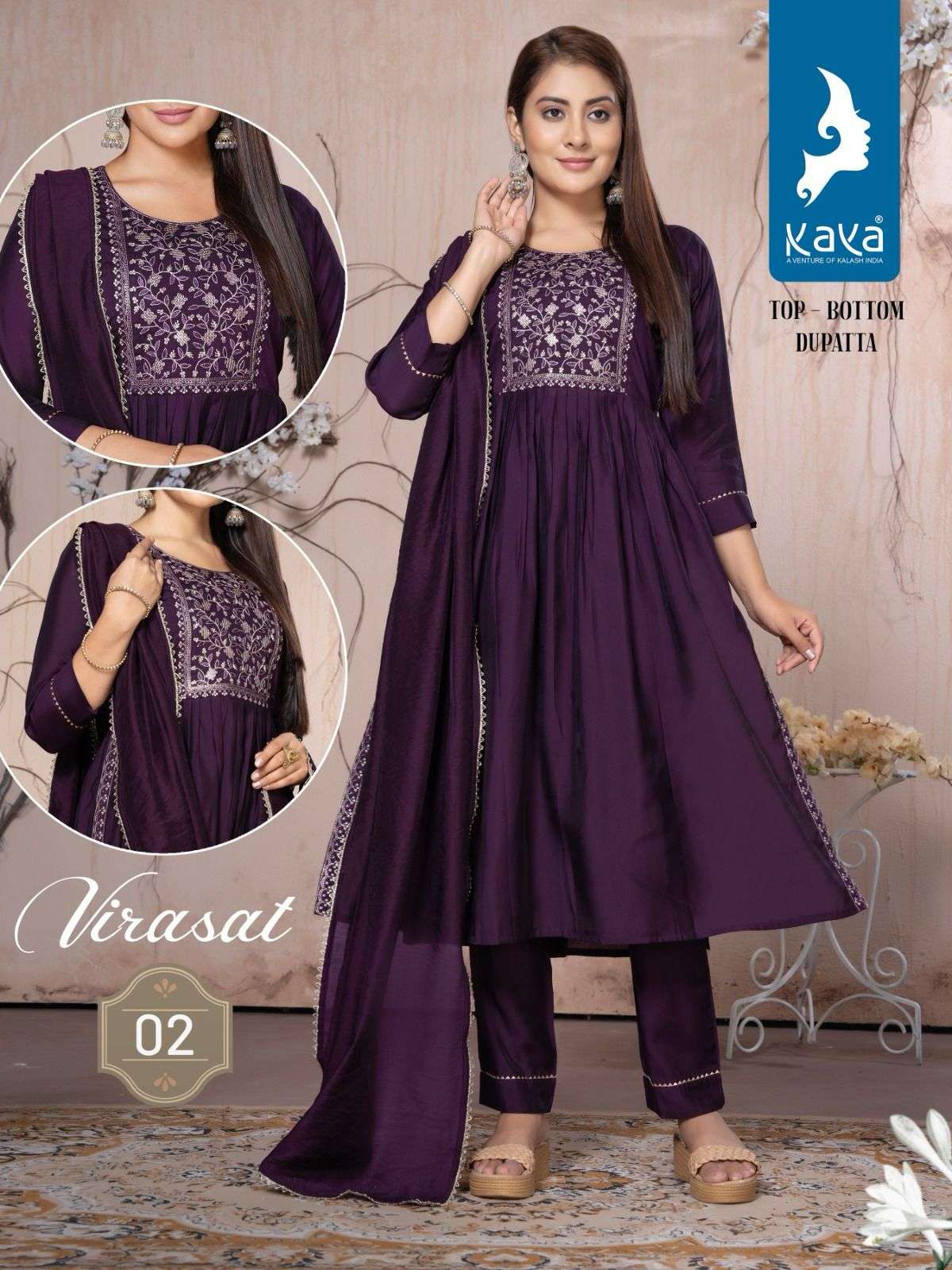 KAYA VIRASAT Kurti Wholesale catalog