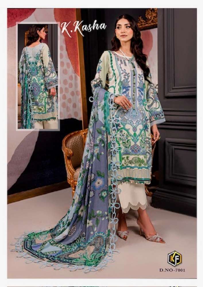 Keval K Kasha Vol-7 -Dress Material -Wholesale Catalog