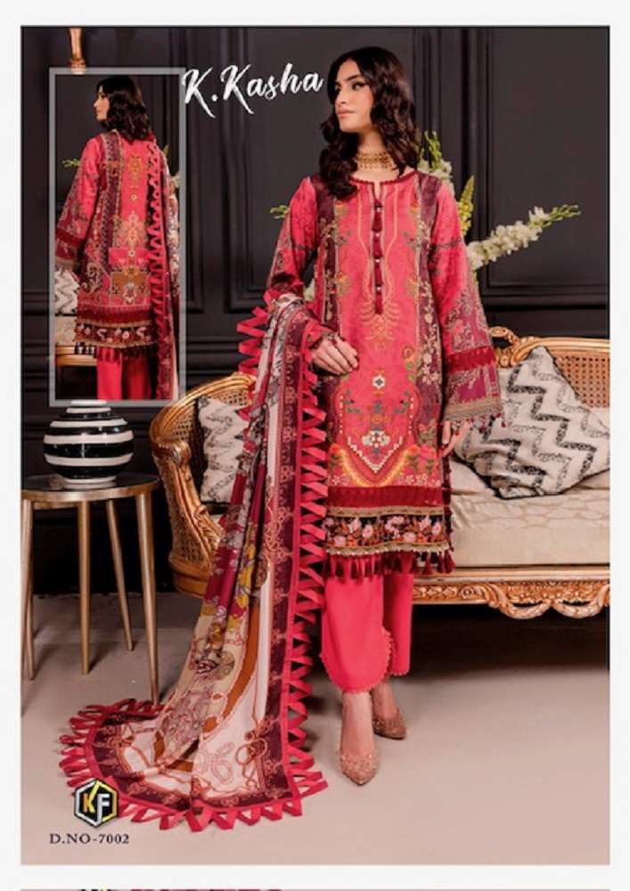 Keval K Kasha Vol-7 -Dress Material -Wholesale Catalog