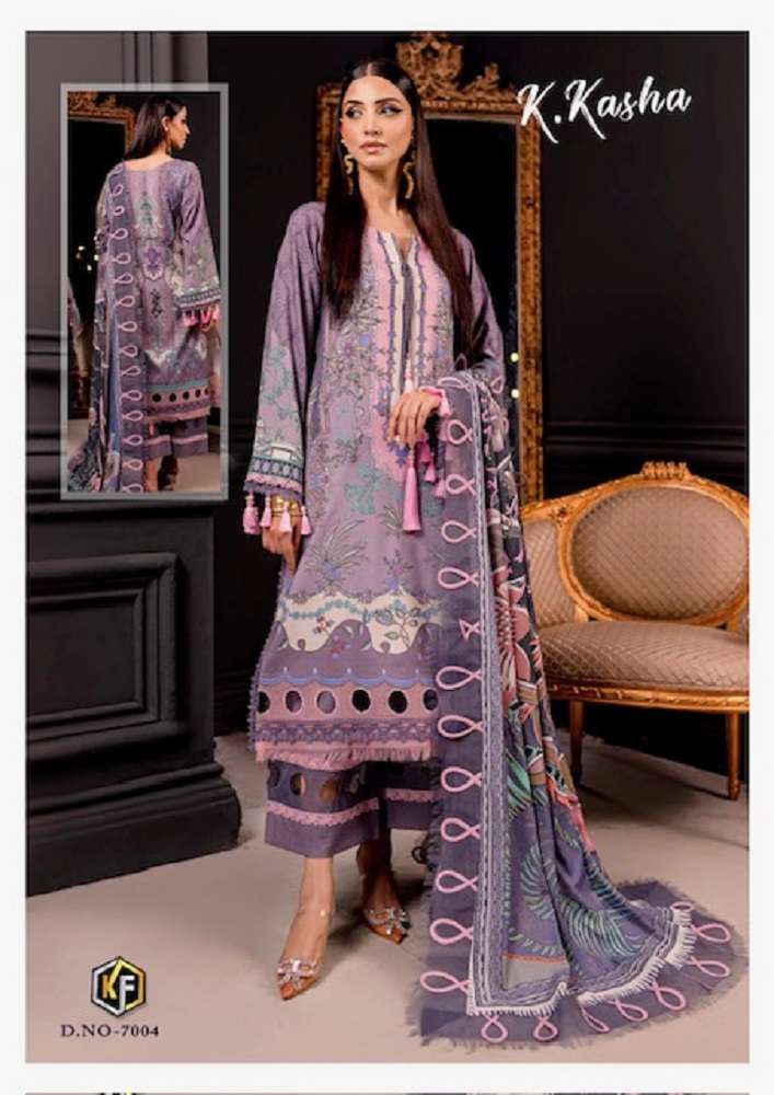 Keval K Kasha Vol-7 -Dress Material -Wholesale Catalog