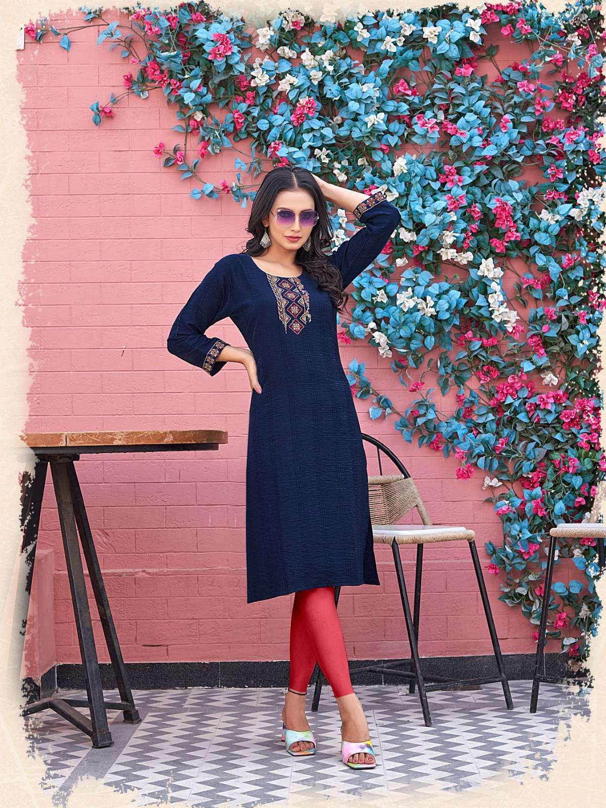 Khushboo Viscose Rayon Kurti Wholesale catalog