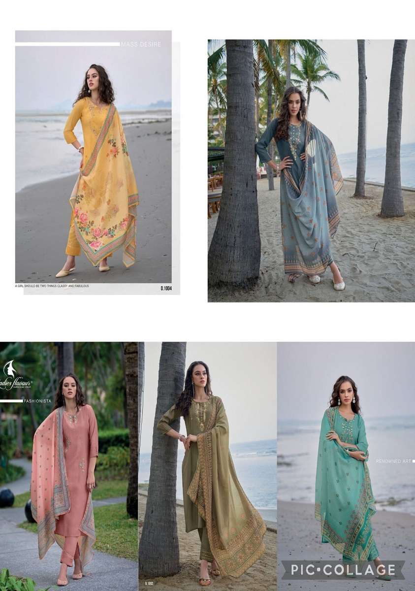 Ladies Flavour Mirza -Kurti Pant With Dupatta -Wholesale Catalog