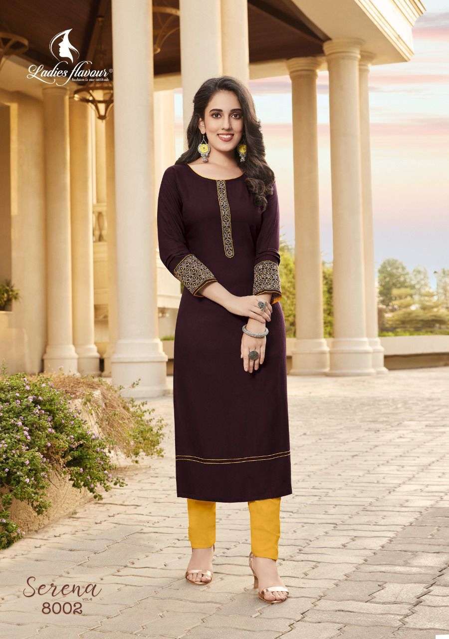  Ladies Flavour Serena vol-8 Kurti Wholesale catalog