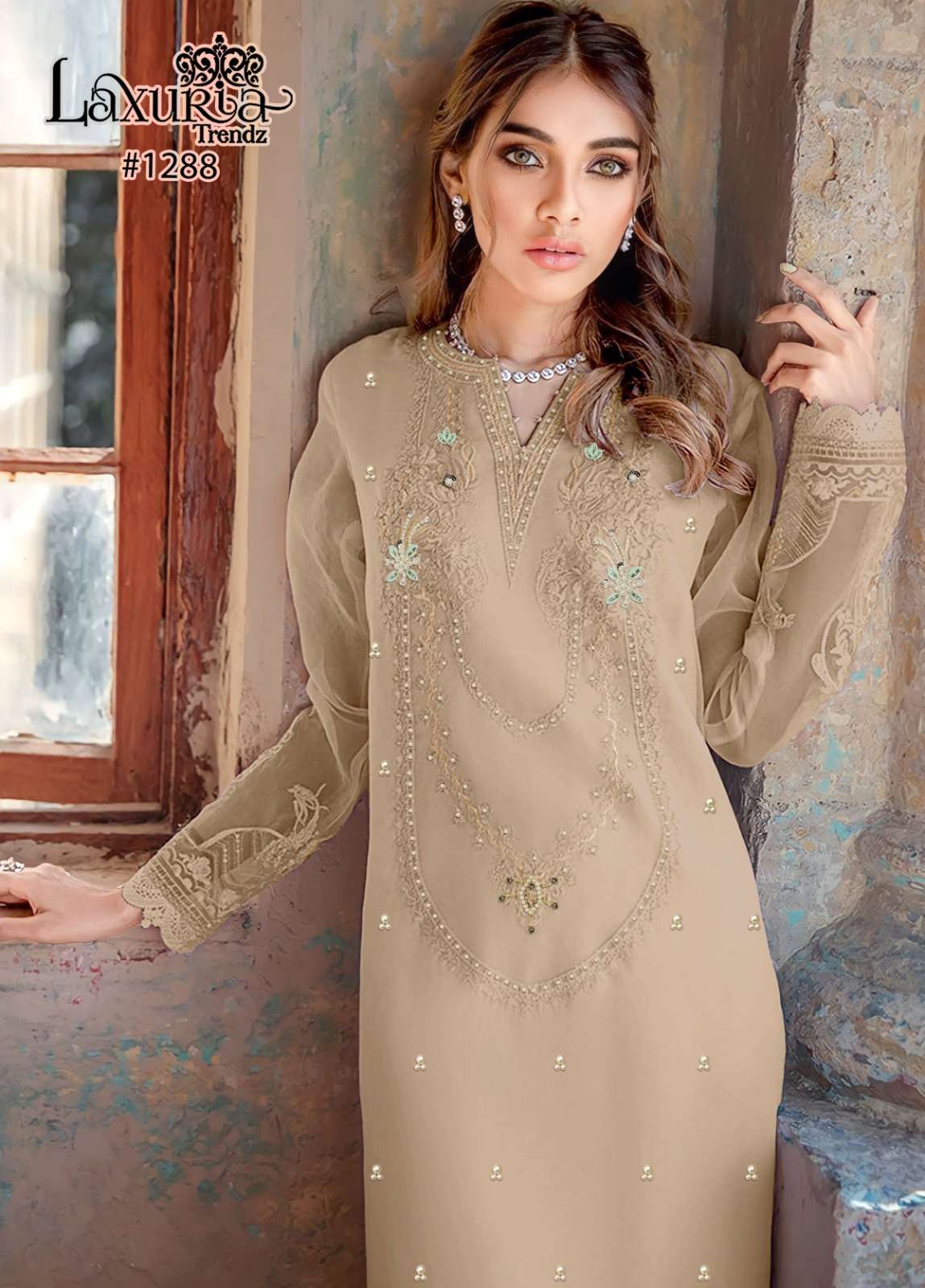 Laxuria Trendz 1288 Faux Georgette Pakistani Suit Wholesale catalog