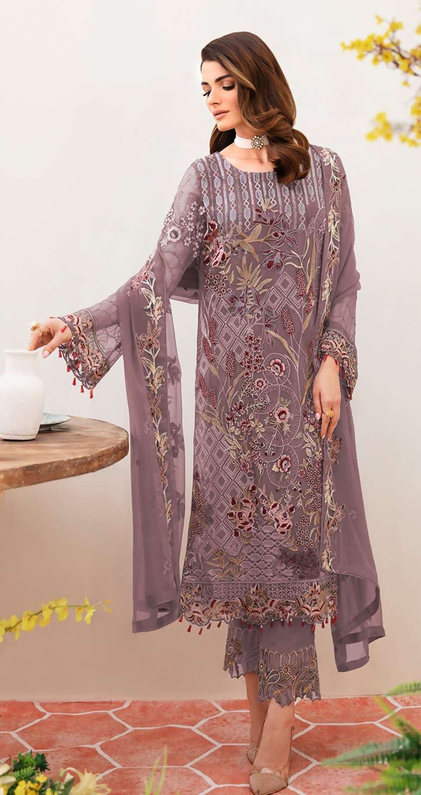 Libas 2010 Faux Georgette Salwar Suits Wholesale catalog