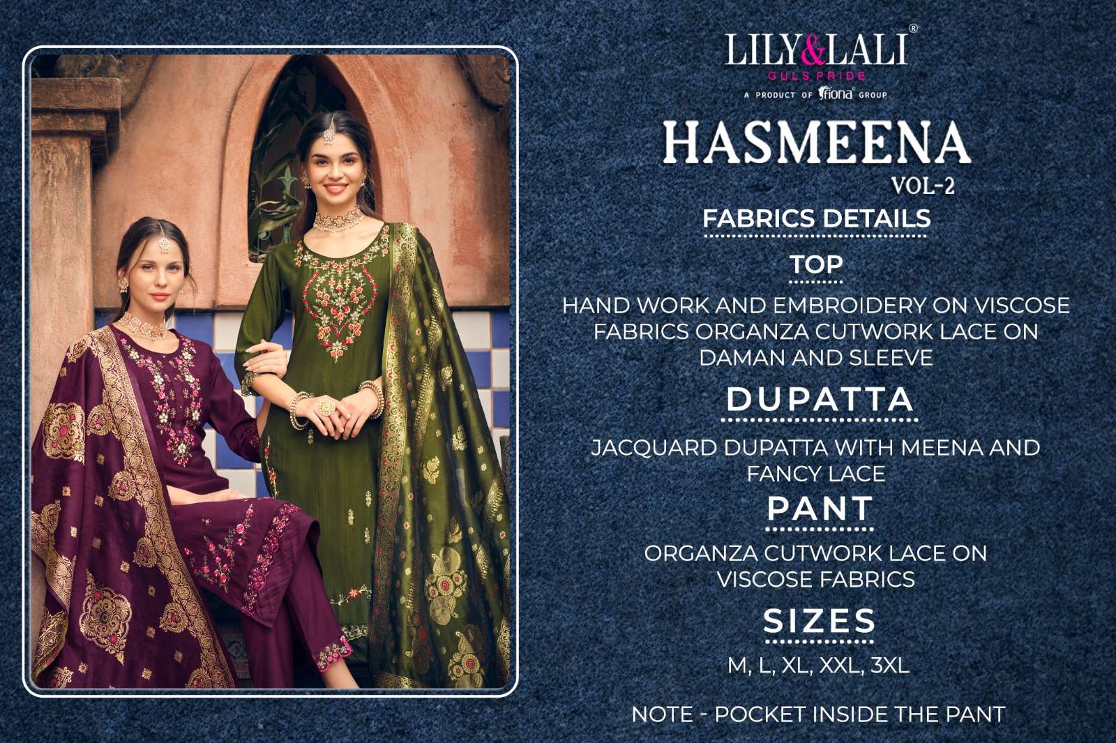 LILY & LALI HASMEENA Vol-2 Kurti Wholesale catalog