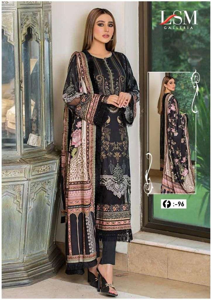 Lsm Firdous Queen Vol 9 Dress Material Wholesale catalog