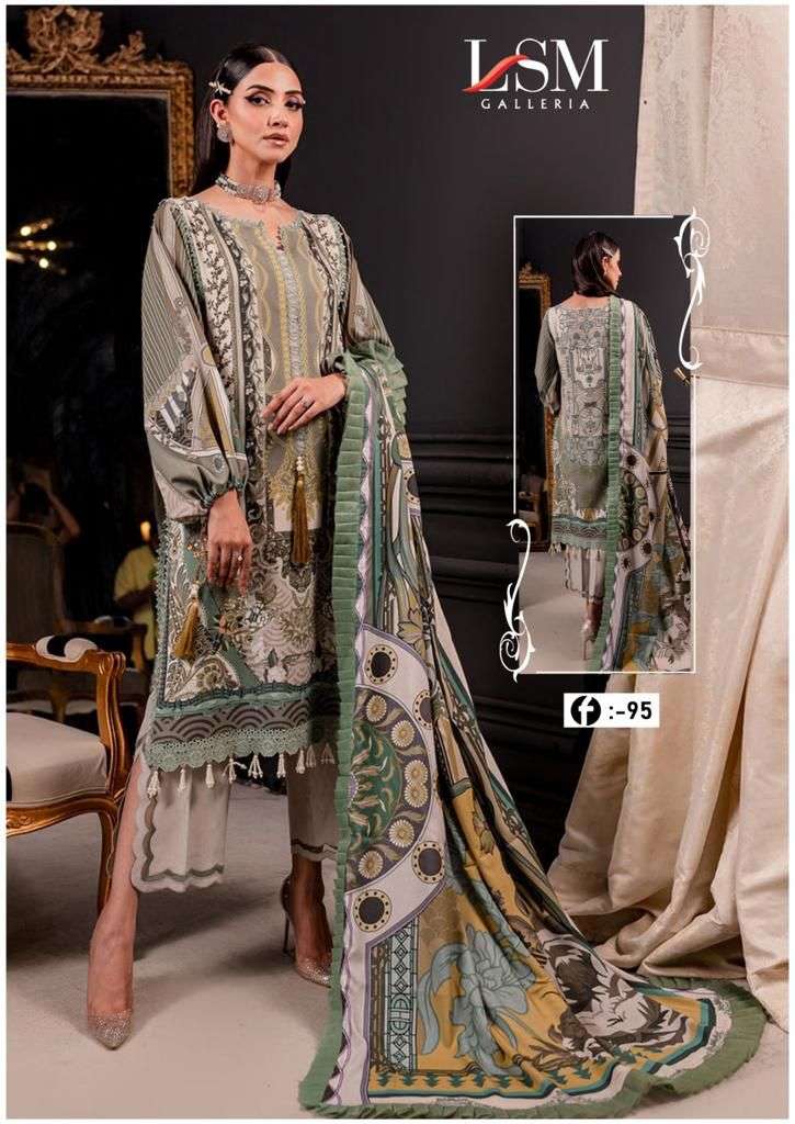 Lsm Firdous Queen Vol 9 Dress Material Wholesale catalog