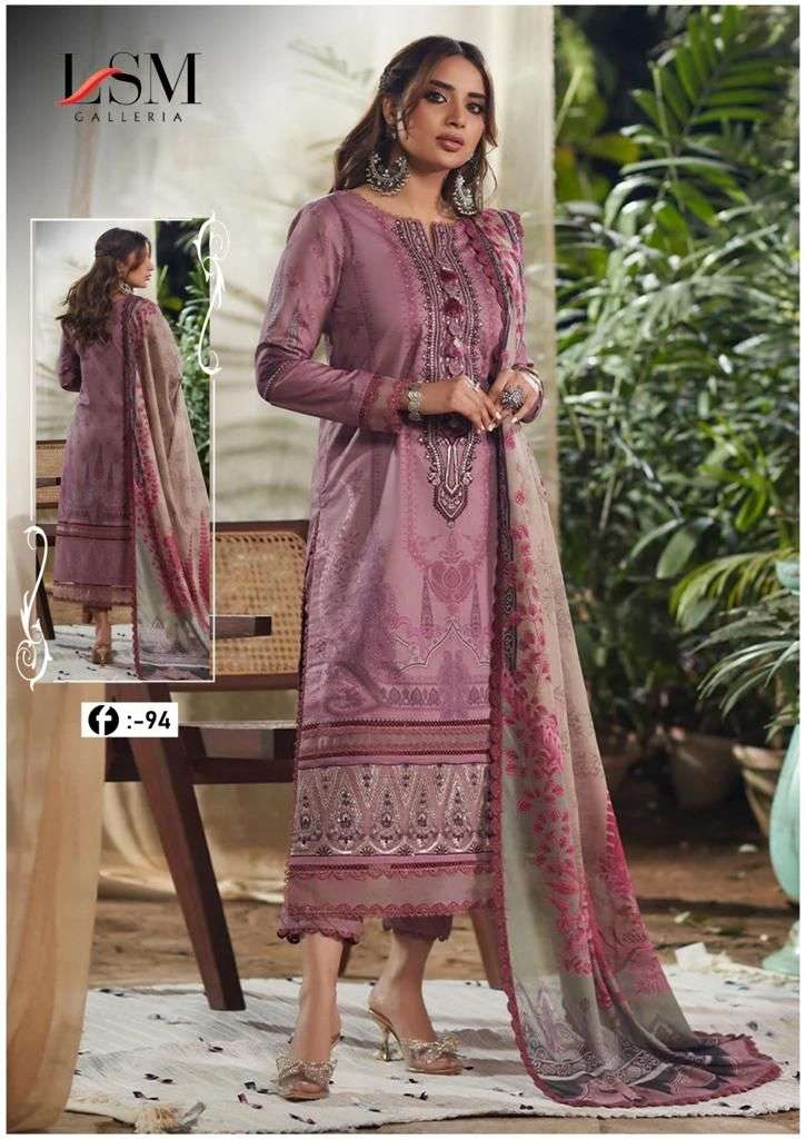 Lsm Firdous Queen Vol 9 Dress Material Wholesale catalog