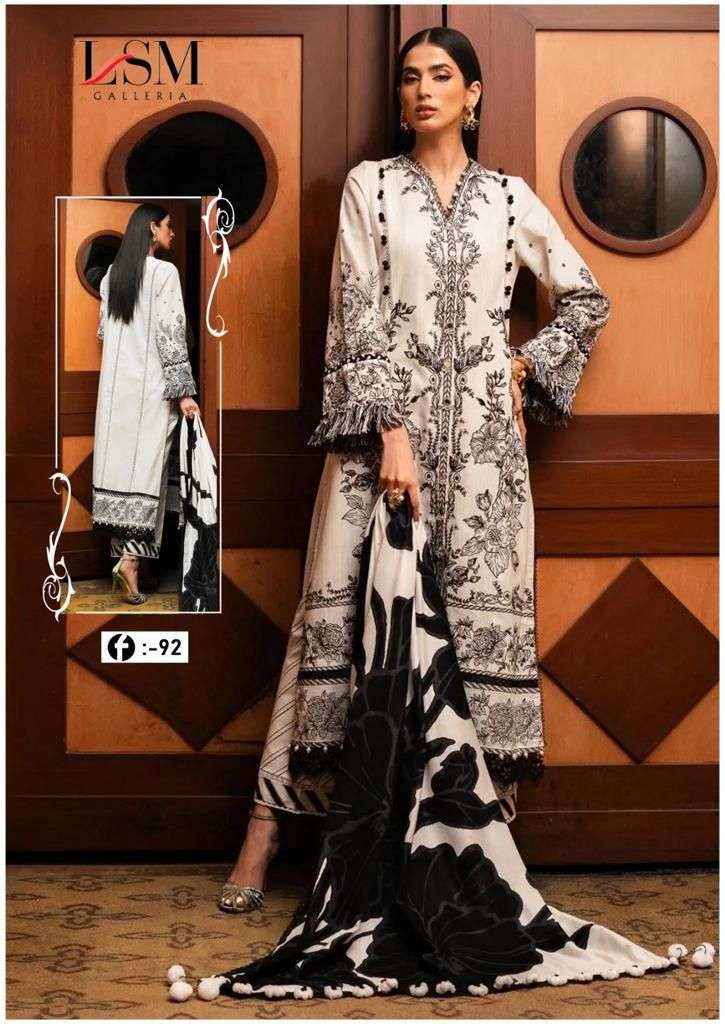Lsm Firdous Queen Vol 9 Dress Material Wholesale catalog