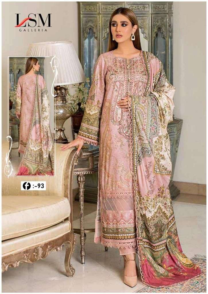 Lsm Firdous Queen Vol 9 Dress Material Wholesale catalog