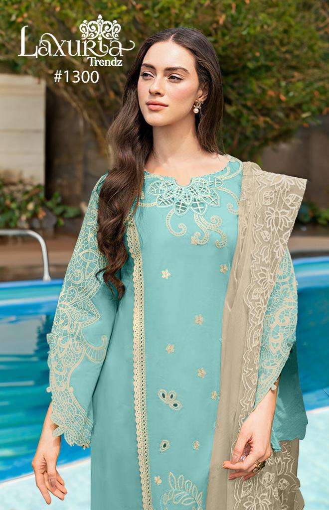 Luxuria Trendz 1300 Pakistani Suits Wholesale catalog