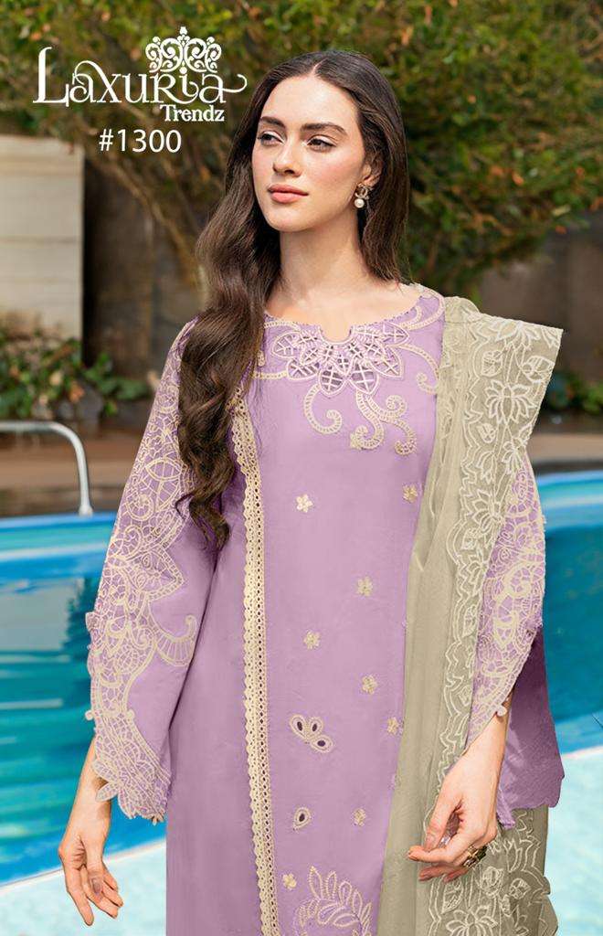 Luxuria Trendz 1300 Pakistani Suits Wholesale catalog